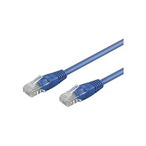 Goobay 68375 CAT 5e Câble de Liaison, U/UTP, Bleu, 5m Longueur de Câble pas cher