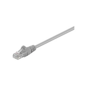 Comparateur de prix : Wentronic Electronic Components Handels Cable Réseau RJ45 u/utp Cat5e 5,00m gris (68377) - Goobay