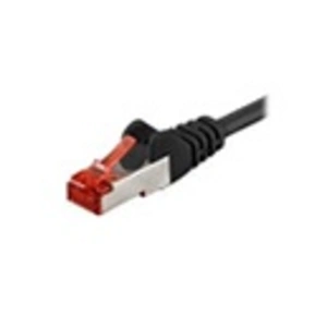 Wentronic Electronic Components Handels Goobay 68702 CAT 6 Câble de Liaison, S/FTP (PiMF), Noir, 7.5m Longueur de Câble
