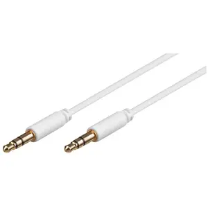 Comparateur de prix : Goobay 69113 Câble Connecteur Jack 3.5 mm, Doré, 2 m Longueur de Câble