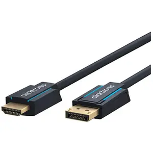 Clicktronic câble adaptateur actif DisplayPort / HDMI 2.0 - 2 m