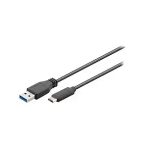 goobay - Câble USB - USB-C (M) pour USB type A (M) - USB 3.1 - 1 m - noir pas cher