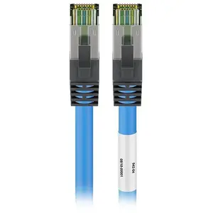 Comparateur de prix : Goobay Câble RJ45 Cat 8.1 S/FTP 3 m (Bleu)