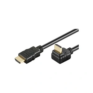 Wentronic electronic components handels goobay - Câble HDMI avec Ethernet - HDMI mâle pour HDMI mâle - 1 m - connecteur à 270°Vendu paramazon