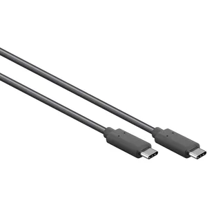 Goobay 38872 Câble USB-C USB 3.1 génération 2 5 A Noir 0,5 mVendu paramazon