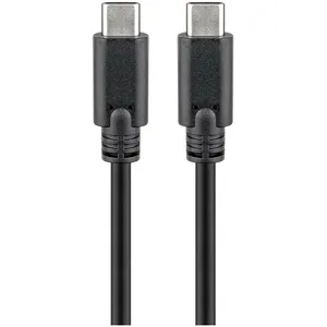 goobay - 38873 - Câble USB C 3.1 Generation 2-5 A - Noir - 1 m pas cher