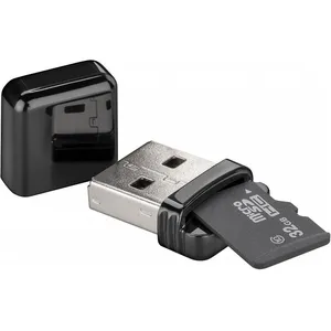 Comparateur de prix : Goobay Wentronic 38656 - Microsd (transflash) - Noir - 480 Mbit/s - Usb 2.0 - 1 Pièce(s)