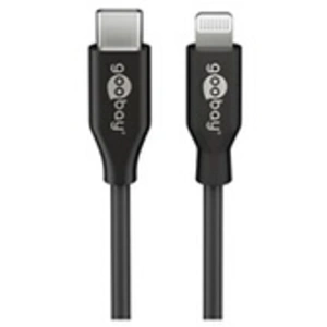 Goobay Câble de Données et de Charge USB-C / Lightning - 2m - Noir pas cher