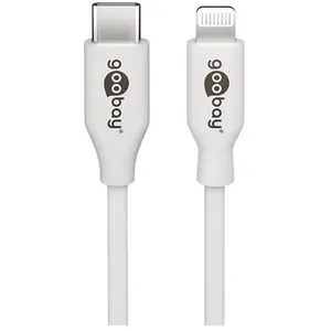 Comparateur de prix : goobay - Câble Lightning - 24 pin USB-C mâle pour Lightning mâle - 2 m - blanc