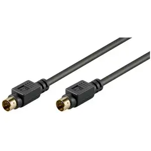 Comparateur de prix : Goobay CABLE S-VIDEO mâle / S-VIDEO mâle plaqué or 2 m