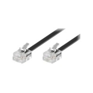 Comparateur de prix : goobay - Câble de téléphone - RJ-11 (M) pour RJ-11 (M) - 10 m - noir