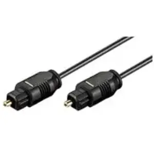 Comparateur de prix : Goobay 51219 Câble à Fibres Optiques, Noir, 5m Longueur de Câble, 2.2mm Diamètre
