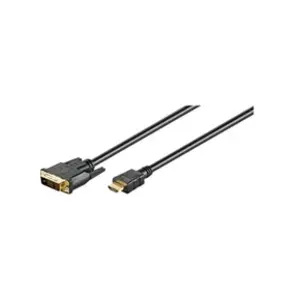 goobay - Câble adaptateur - liaison simple - HDMI mâle pour DVI-D mâle - 1 m