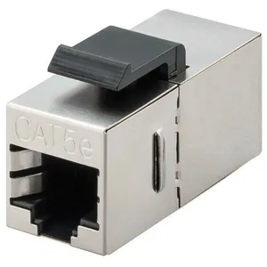 Comparateur de prix : Wentronic Connecteur Goobay Keystone RJ45 Cat 5e STP Gris