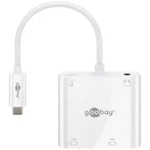 Goobay adaptateur USB 3.1 type C vers HDMI + VGA + PD100WVendu paramazon