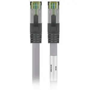 Comparateur de prix : Goobay Câble RJ45 Cat 8.1 S/FTP (Gris) - 2 m