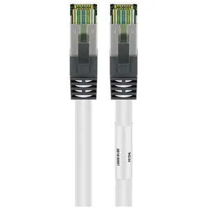 Goobay Câble RJ45 Cat 8.1 S/FTP - 20 m - Blanc pas cher