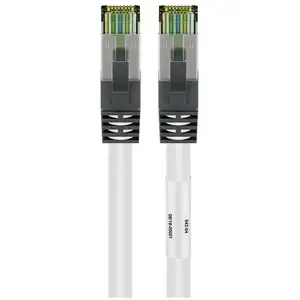 Comparateur de prix : Goobay - 55124 - 1 m - Cat8.1 - s/ftp (s-stp) - RJ-45 - RJ-45 - Blanc