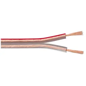 Comparateur de prix : Bobine câble HP, OFC, 2x0.5mm², transparent, 10m