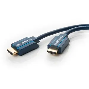Comparateur de prix : Clicktronic 70306 Casual Câble HDMI High Speed avec Ethernet, 7.5m Longueur