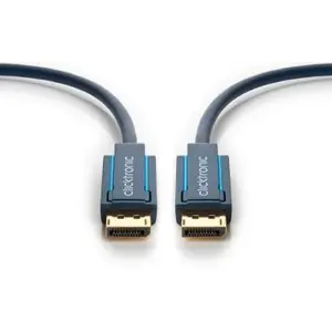 Clicktronic 70714 câble 7.5 m bleu pas cher