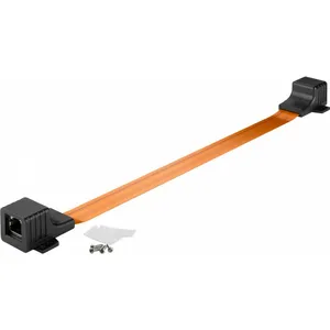 Goobay 71411 Câble Passe Fenêtre RJ45 Ultra fin 0.25m pas cher