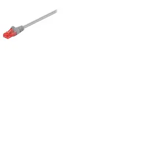 Goobay 72576 CAT 6 câble de liaison U/UTP Gris - mélange de cuivre CCA pas cher
