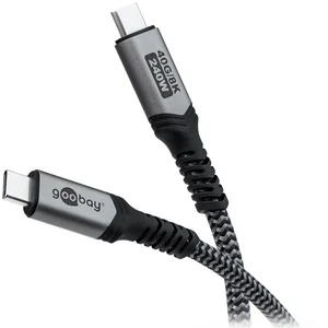 Goobay Câble Textile USB4 Type C (M/M) - Power Delivery - 0.5 m pas cher