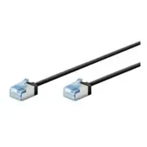 Comparateur de prix : Goobay Câble Ethernet Cat 6a U/ftp Lsoh Slim / Ultra Flexible - Noir 5m