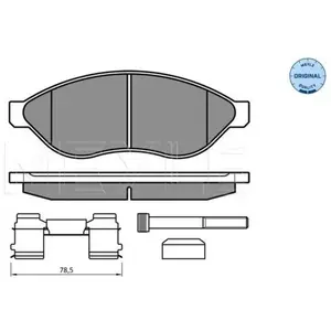 Meyle 0252446819/W2 Motorcraft Kit de plaquettes de frein, frein à disque pas cher