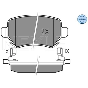 Meyle 0252341715/W Motorcraft Kit de plaquettes de frein, frein à disque pas cher