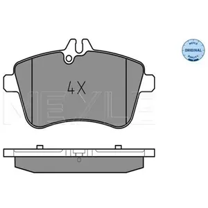 Kit de plaquettes de frein, frein à disque MEYLE-ORIGINAL Quality 0252388120 pas cher