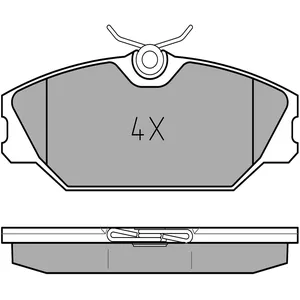 Kit de plaquettes de frein, frein à disque MEYLE-ORIGINAL Quality 0252317218 pas cher