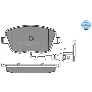 Meyle 0252358118/W Motorcraft Kit de plaquettes de frein, frein à disque pas cher
