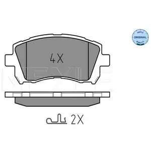 Meyle 025 235 5817/W Kit de plaquettes de frein, frein à disque pas cher