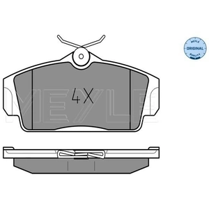 Kit de plaquettes de frein, frein à disque MEYLE-ORIGINAL Quality 0252346316 pas cher
