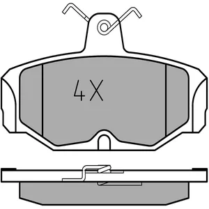 MEYLE Plaquettes de frein X4 pour FORD: Granada, Sierra, Scorpio, Escort (Ref: 025 209 8113/PD) pas cher