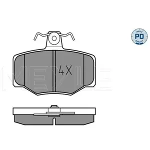 Kit de plaquettes de frein, frein à disque MEYLE-PD Quality 0252154515/PD pas cher