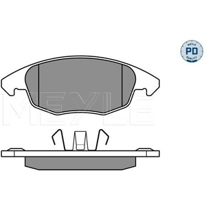 Kit de plaquettes de frein, frein à disque MEYLE-PD Quality 0252453818/PD pas cher