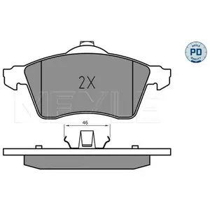 Meyle 0252188319/PD Motorcraft Kit de plaquettes de frein, frein à disque pas cher