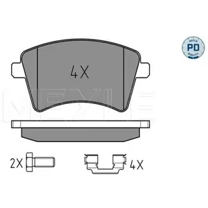 Meyle 0252469318/PD Motorcraft Kit de plaquettes de frein, frein à disque pas cher