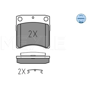 Kit de plaquettes de frein, frein à disque MEYLE-ORIGINAL Quality 0252163517 pas cher