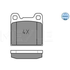 Kit de plaquettes de frein, frein à disque MEYLE-ORIGINAL Quality 0252075514 pas cher