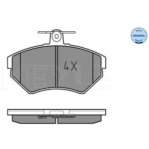 Kit de plaquettes de frein, frein à disque MEYLE-ORIGINAL Quality 0252194516 pas cher