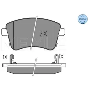 Meyle 0252518419/W Motorcraft Kit de plaquettes de frein, frein à disque pas cher