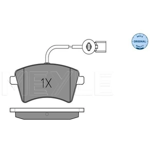 Meyle 0252529118 Motorcraft Kit de plaquettes de frein, frein à disque pas cher