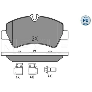 Kit de plaquettes de frein, frein à disque MEYLE-PD Quality 0252560418/PD pas cher