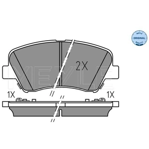 Meyle 0252569218 Motorcraft Kit de plaquettes de frein, frein à disque pas cher