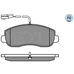 Kit de plaquettes de frein, frein à disque MEYLE-PD Quality 0252514718/PD pas cher