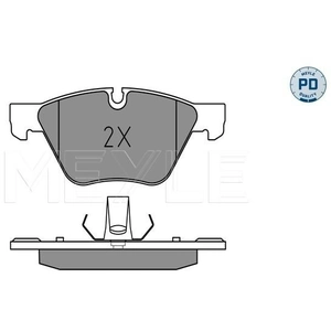 MEYLE Plaquettes de frein X4 pour BMW: Série 5 (Ref: 025 246 9719/PD) pas cher